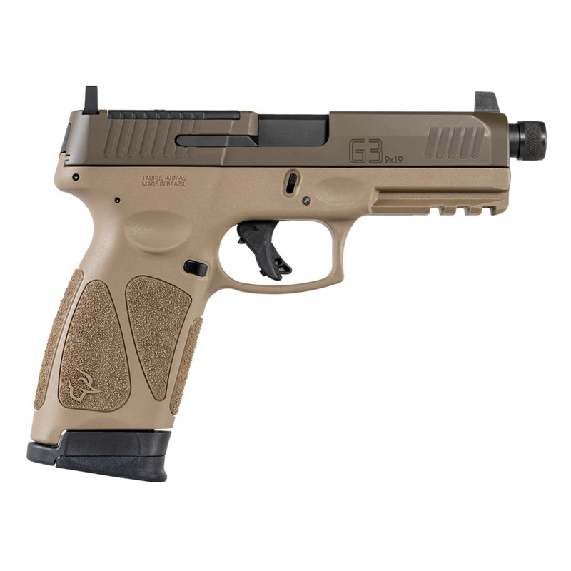 Taurus G3 Tactical - FDE - 1/2x28 UNEF - 9x19