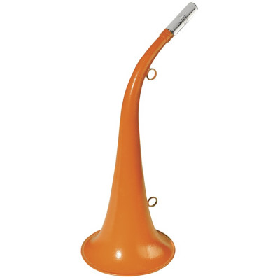 Corne pavillon orange 40cm - Pisteurs