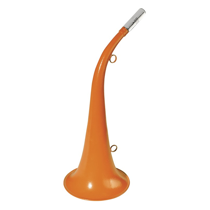 Corne pavillon orange 40cm - Pisteurs