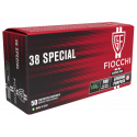 Fiocchi 38 Special FMJ - 158grs  - (x50)