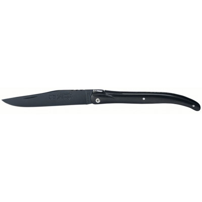 Au Sabot Laguiole Black Blade - Ebène - 12cm - plein manche