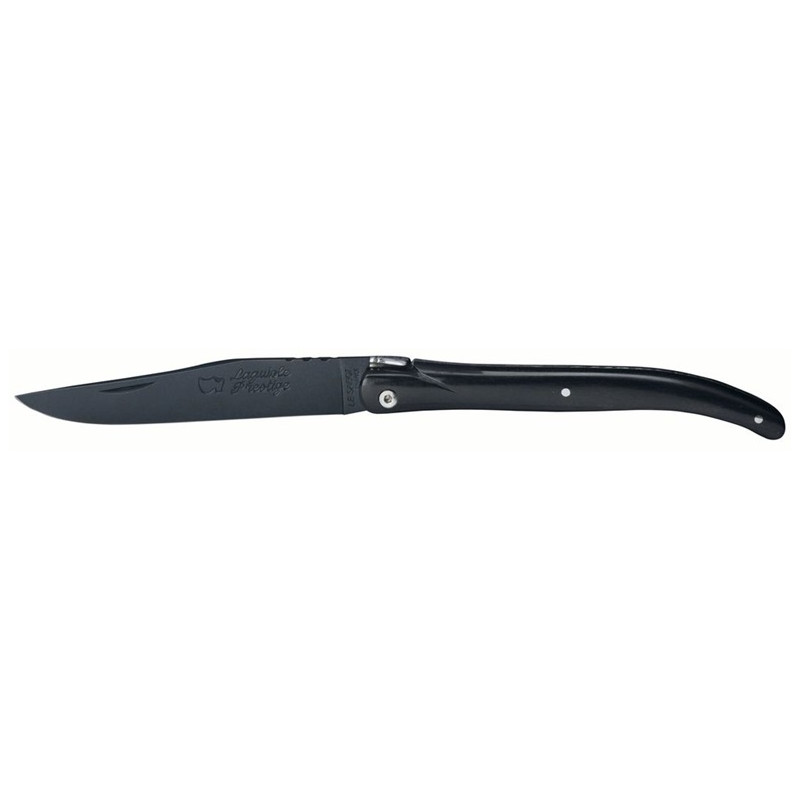 Au Sabot Laguiole Black Blade - Ebène - 12cm - plein manche