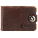 Olight - Porte carte cuir marron