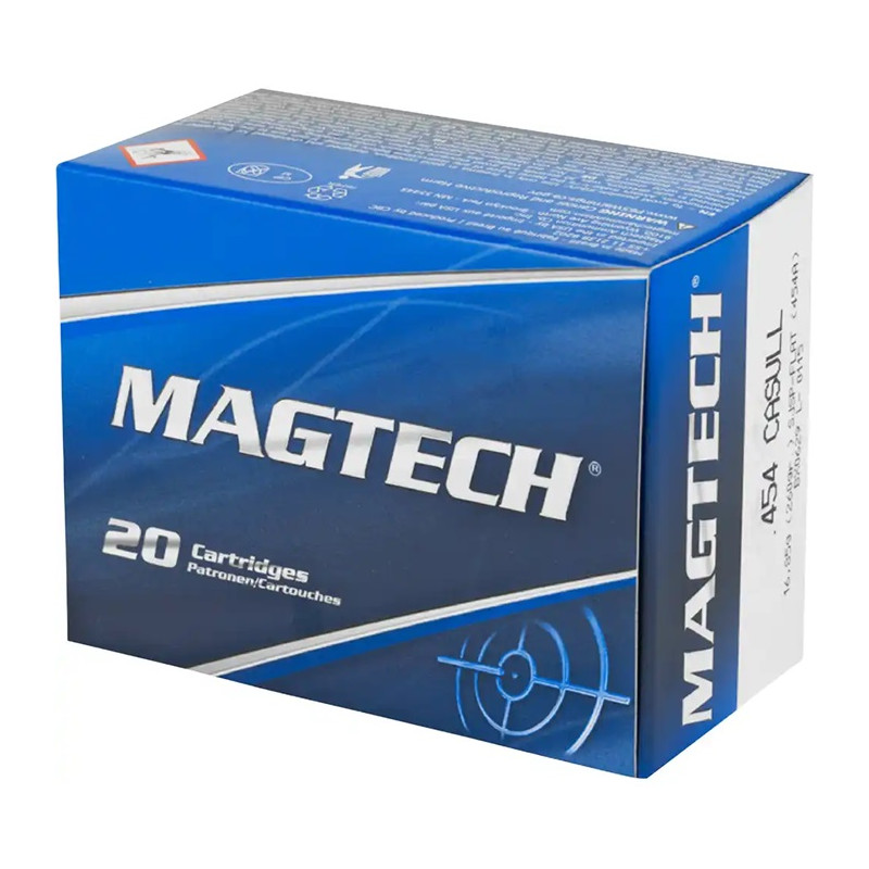 Magtech 454 Casull SJSP Flat 454A - 260g - (x20)