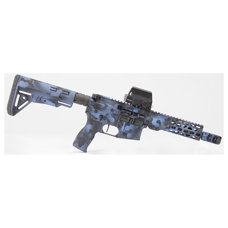 Legacy Armament AR15 Custom Level 003 Hexa-camo bleu UT512 - 12" - 223R