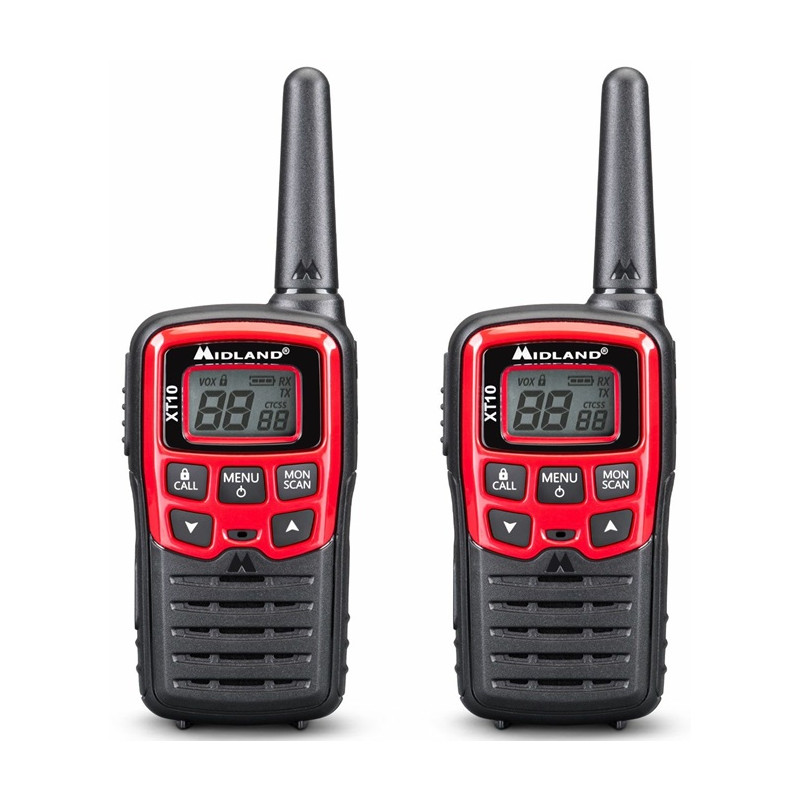 Pack talkie-walkie Midland XT.10 - Lot de 2