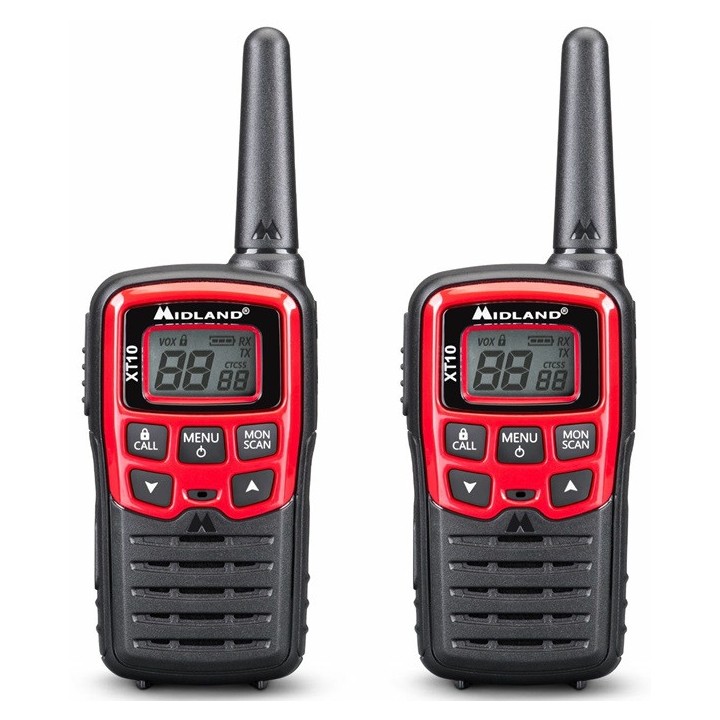 Pack talkie-walkie Midland XT.10 - Lot de 2
