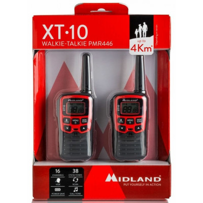 Pack talkie-walkie Midland XT.10 - Lot de 2