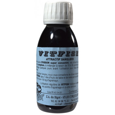 Vitex Attractif Vitfish - 125 ml - arôme poisson