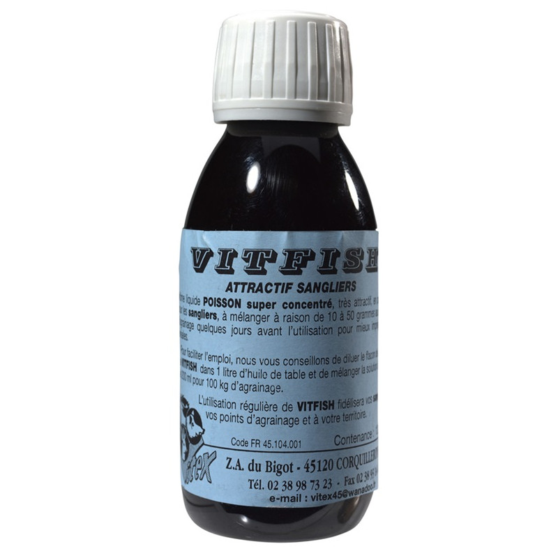 Vitex Attractif Vitfish - 125 ml - arôme poisson