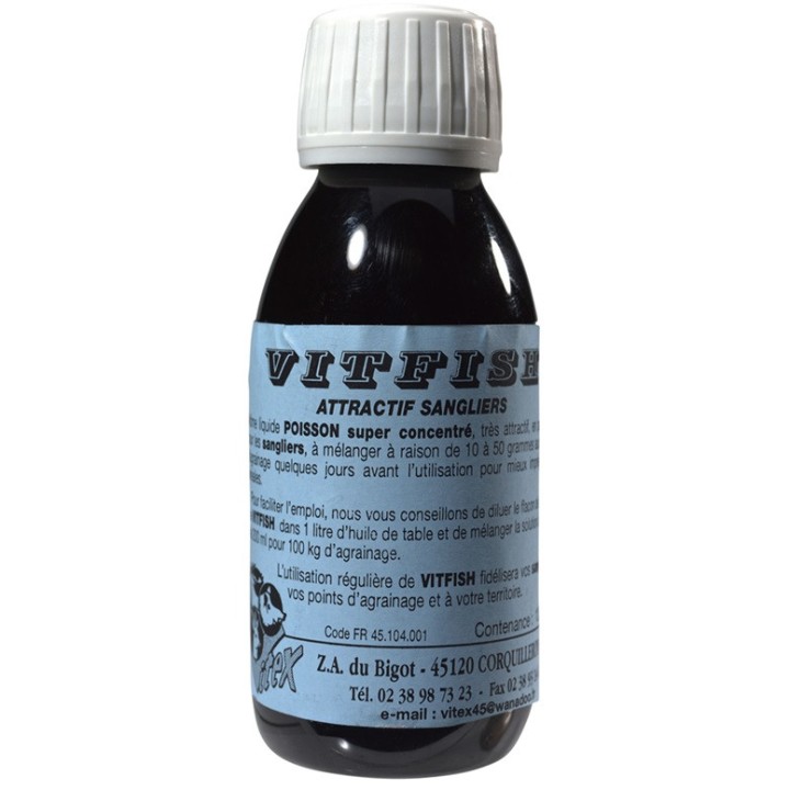 Vitex Attractif Vitfish - 125 ml - arôme poisson