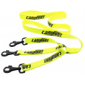 Laisse triple nylon jaune  1,5m - Hunter - Canihunt