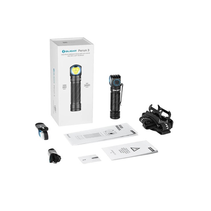 Olight Lampe Perun 3 frontale - 3000 lumens