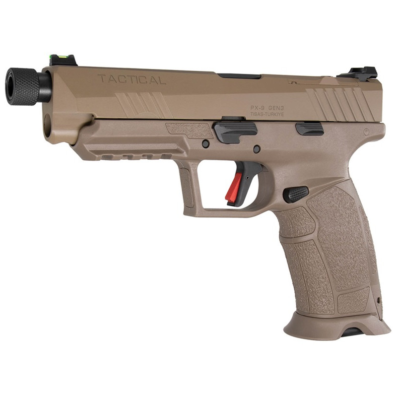 Tisas PX-9 Duty Tactical FDE 1/2x28 - 9x19