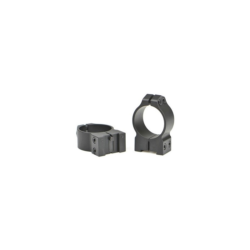 Colliers Warne pour rail d'origine Tikka - 30mm - fix