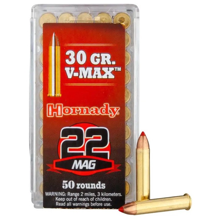Hornady 22 Magnum - V-MAX - 30grs