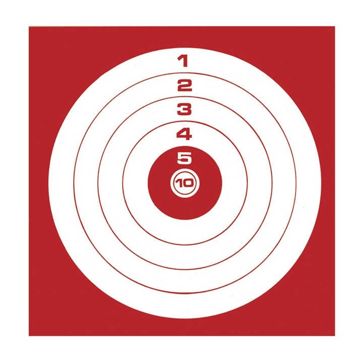 Cibles Kermesse  Pistolet Carabine 10 m