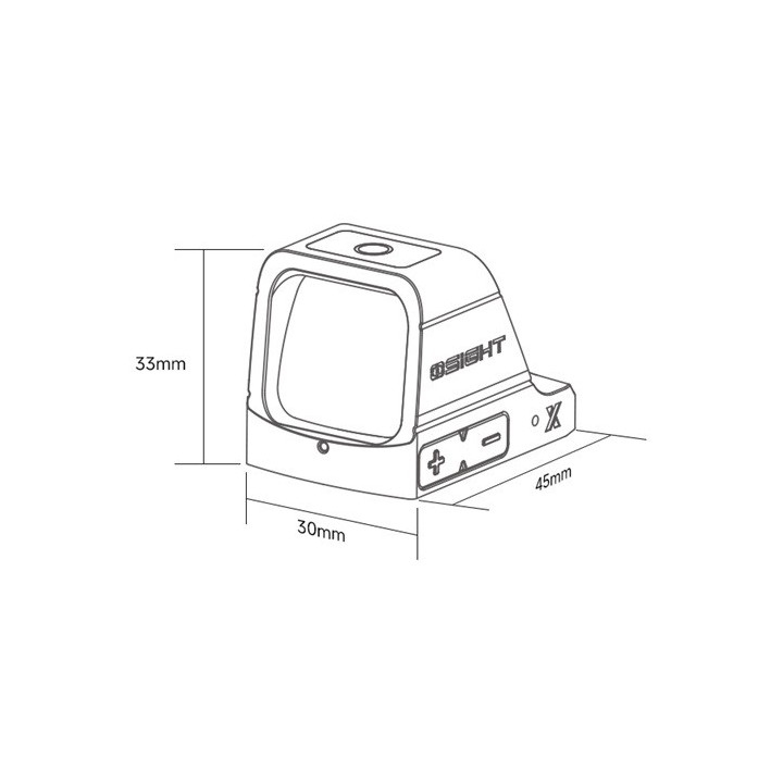 Olight Osight X Rouge - Circle dot
