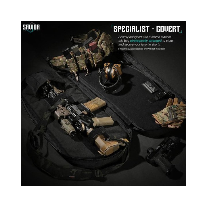Savior Specialist Covert 30" Rifle Case - Black