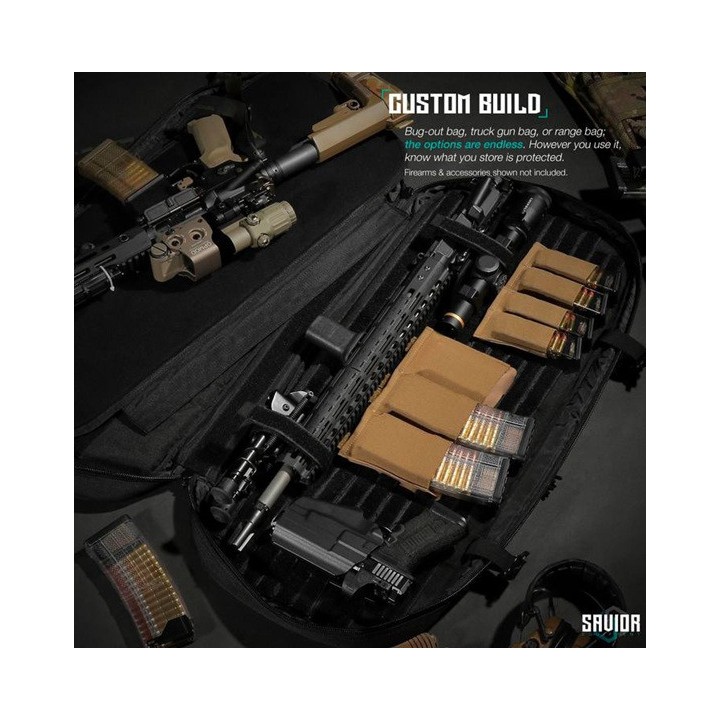 Savior Specialist Covert 30" Rifle Case - Black