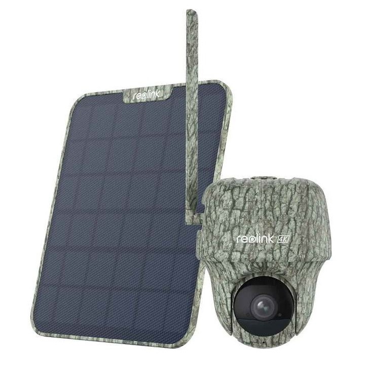 Piège photo Reolink G450 - camo + panneau solaire