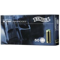 Walther 9mm PA à blanc - (x50)