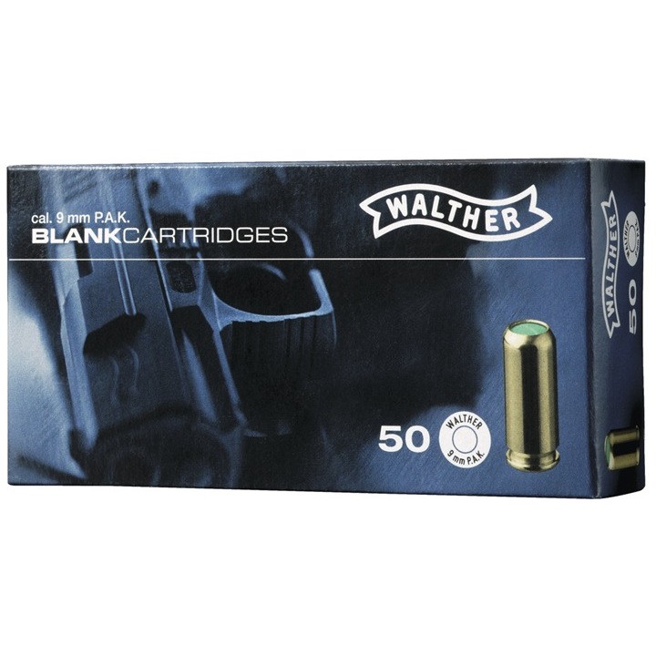 Walther 9mm PA à blanc - (x50)