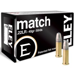 Eley 22LR MATCH 40grs - (x50)