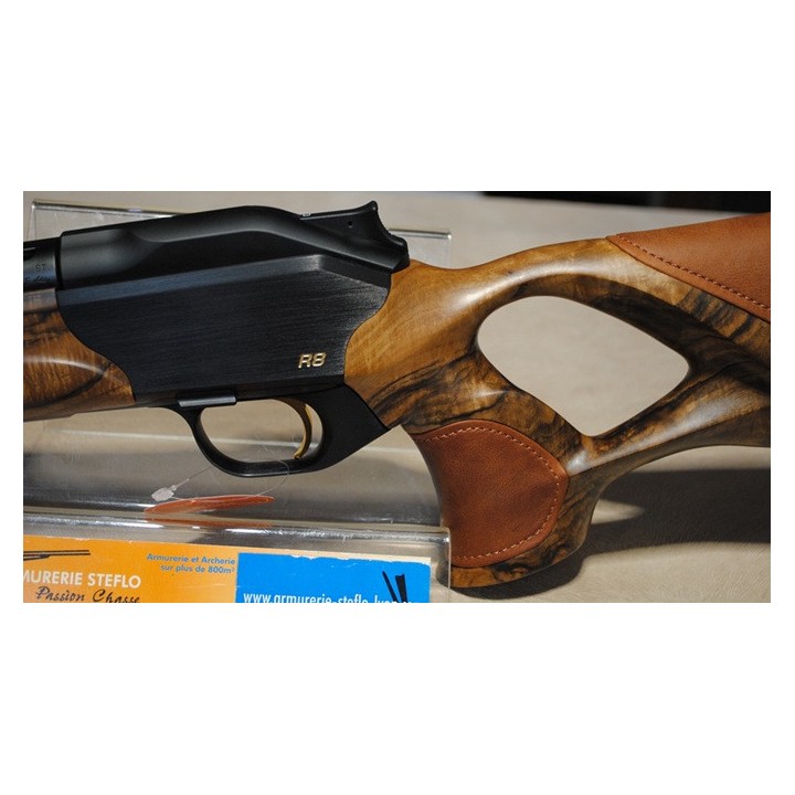 Blaser R8 Vintage insert cuir - embout ébène - détente plaqué or