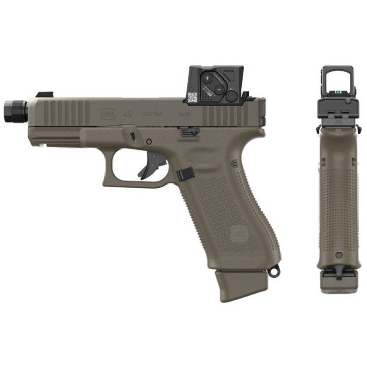 Glock 45 A-Cut COA Hunter Edition Fileté - 9x19 - 13.5x1LH - ODGreen