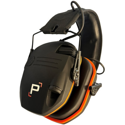 Casque électronique - noir/rouge - 25db - Pisteurs