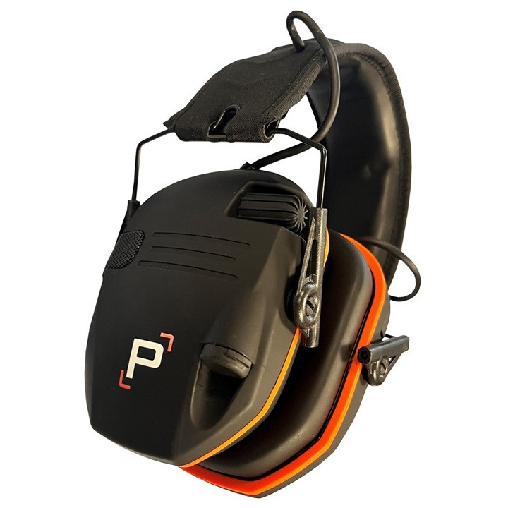 Casque électronique - noir/rouge - 25db - Pisteurs