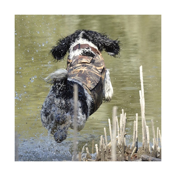 Gilet Canihunt dog - Flottaison néopro V2 - camo