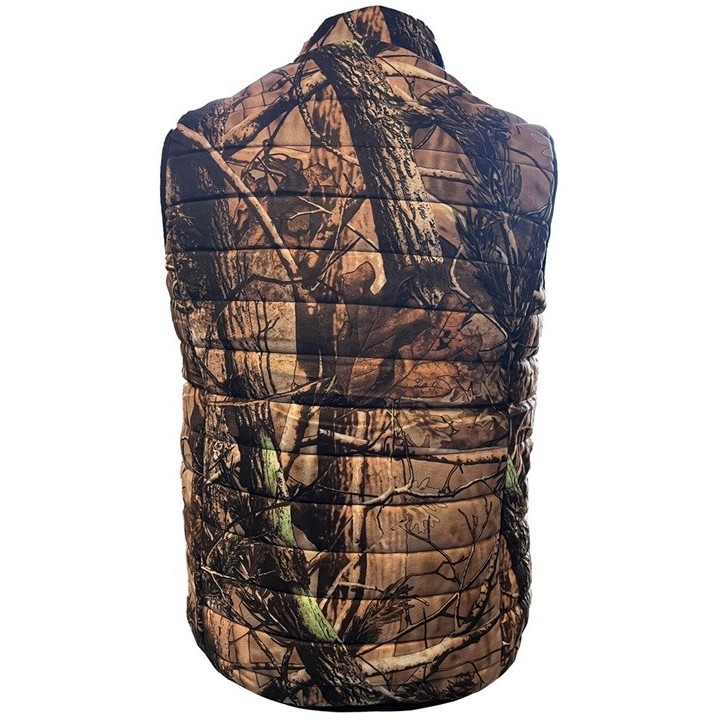 Gilet chauffant camo + batterie 5 000mah PISTEURS  Tailles : du S au 5XL.