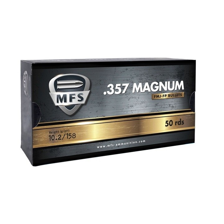 MFS 357 Mag FMJ 158grs - (x50)