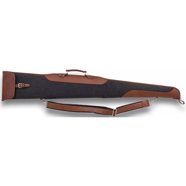 Fourreau fusil 127cm cuir/loden - Blaser
