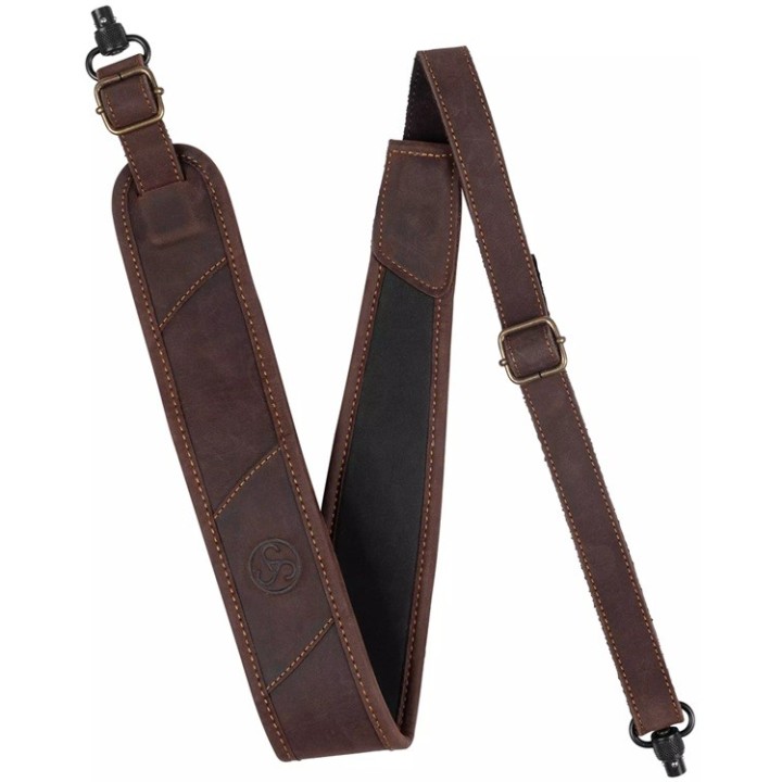 Bretelle cuir carabine - attache vissée - Sauer