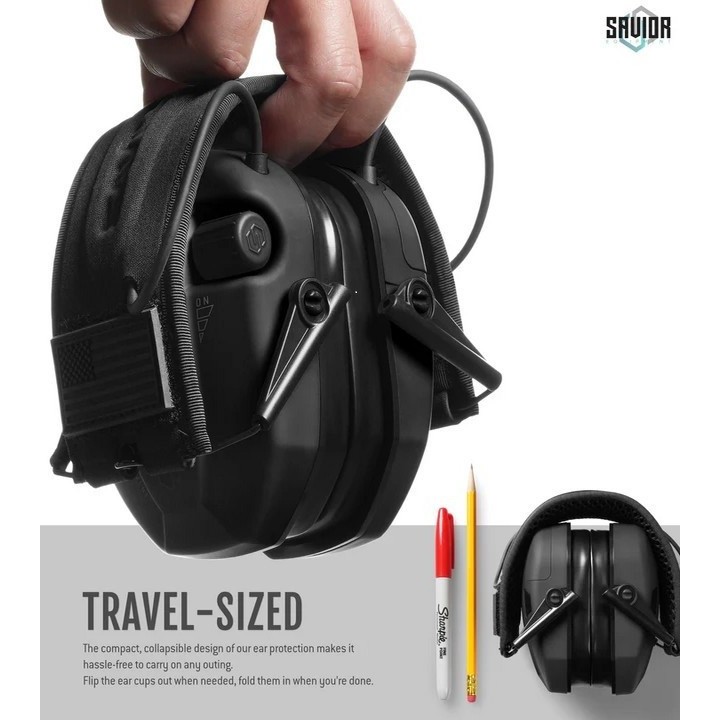 Savior Casque électronique noir