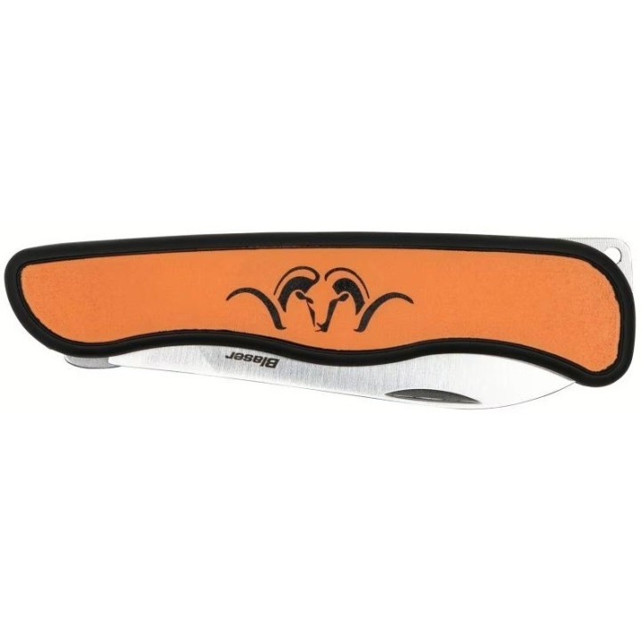 Couteau pliant chasse Blaser - orange - lame 7.5cm + étui cordura