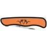Couteau pliant chasse Blaser - orange - lame 7.5cm + étui cordura