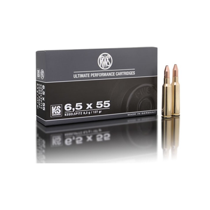 RWS - 6,5x55 - KS - 8,2g/127grs