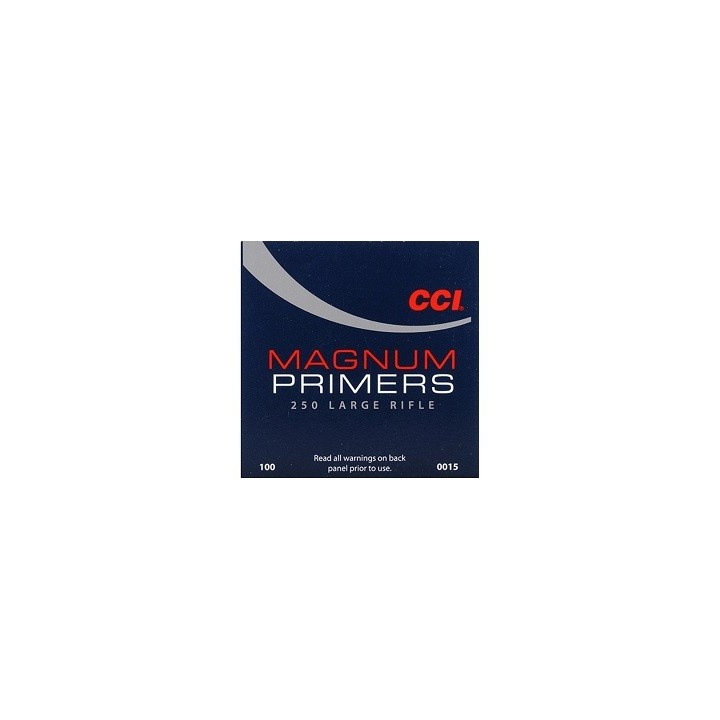 Amorces CCI 250 Large rifle magnum (x100)