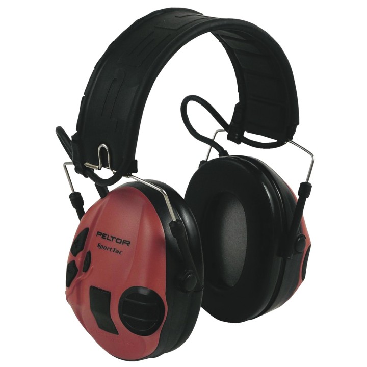 Peltor Sport-Tac Electronique rouge/noir