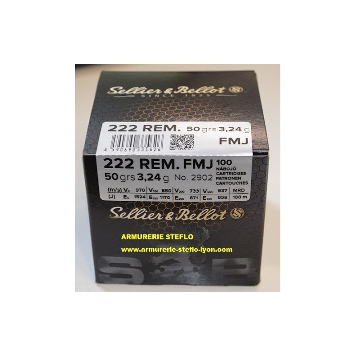 Sellier & Bellot 222R FMJ Vrac (x100)