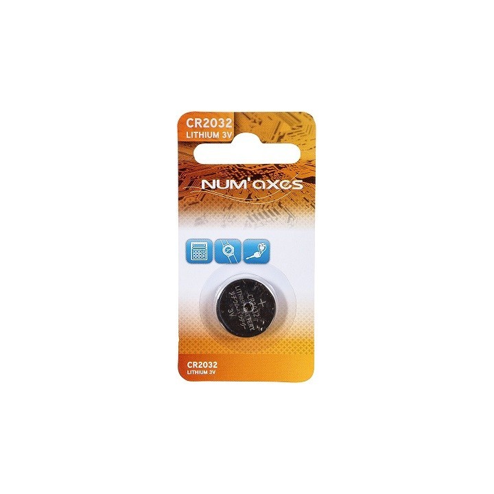 Pile CR2032 3V - Num'axes - (x1)
