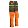 Percussion Pantalon stronger enfant kaki/fluo