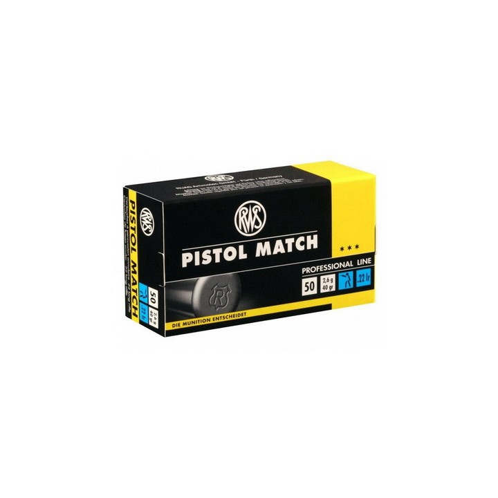 RWS pistol match munitions-steflo-armurerie