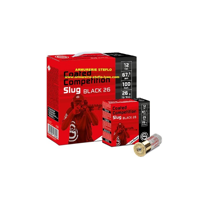 Geco Coated Competition Slug Black 26 (x100)